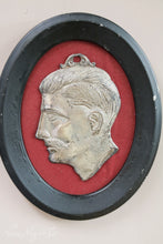 Load image into Gallery viewer, Frame with large ex voto of a gentleman&#39;s head.
