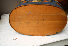Load image into Gallery viewer, Antique painted blue chip box
